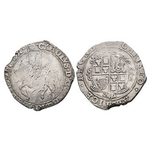 English Stuart Coins - Charles I - Tower under Parliament - Halfcrown