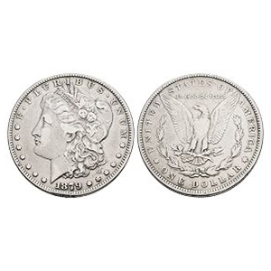 World Coins - USA - 1879 - Morgan Dollar