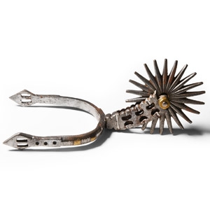 Mexican Iron and Brass Rowel Spur