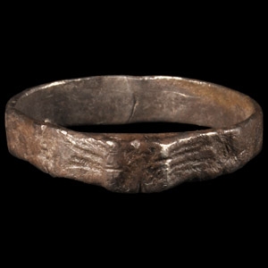 Medieval Silver Stirrup Ring