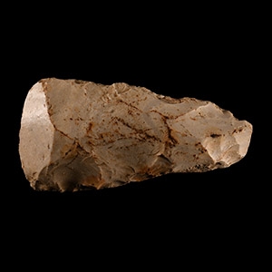 Stone Age Part Polished Knapped Flint Axe