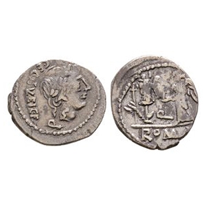 Ancient Roman Republican Coins - C Egnatuleius C f - Victory AR Quinarius