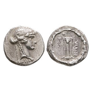 Ancient Roman Republican Coins - L Manlius Torquatus - Sibyl AR Denarius