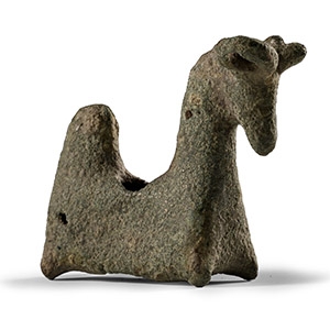 Celtic Bronze Deer Statuette