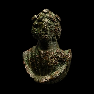 Romano-British Bronze Mount of Dionysus