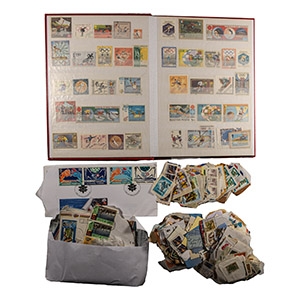 World Stamps - Kiloware and Stockbook