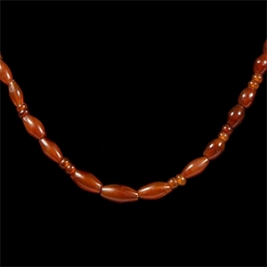 Carnelian Bead Necklace