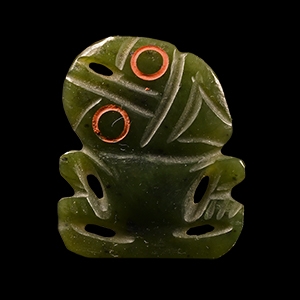 New Zealand Maori Carved Stone Tiki Replica