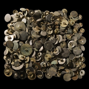 Post Medieval Bronze Button Group