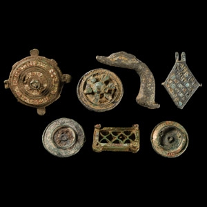 Roman Bronze Brooch and Other Artefact Collection