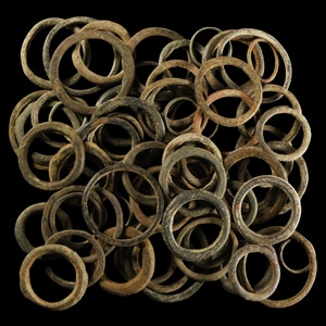 Medieval and Other Bronze Harness Ring Collection