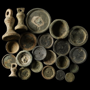 Medieval and Later Bronze Trade Weight Collection