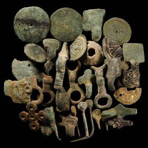 Anglo-Saxon and Viking Bronze Artefact Group