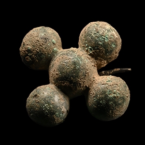 Published Iron Age Vale Bronze Cross Brooch