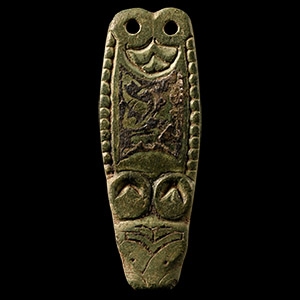 Anglo-Saxon Bronze Zoomorphic Strap End