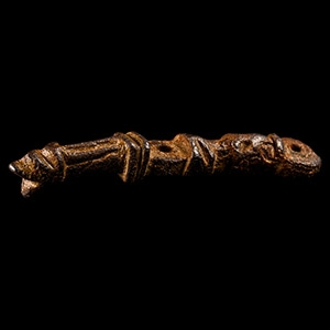 Viking Bronze Zoomorphic Strap End