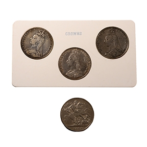 English Milled Coins - Victoria - 1889/1892 - AR Crowns [4]