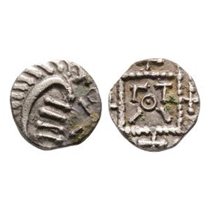 Anglo-Saxon Coins - Continental Issues - Series E - Porcupine AR Sceatta