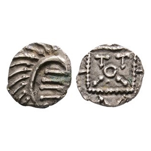 Anglo-Saxon Coins - Continental Issues - Series E - Porcupine AR Sceatta