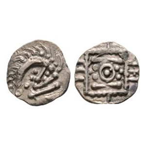 Anglo-Saxon Coins - Continental Issues - Series E Variety E - Porcupine AR Sceatta