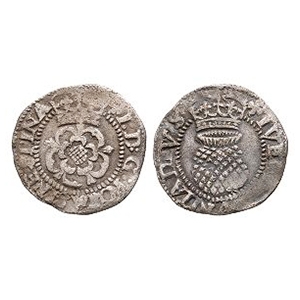 English Stuart Coins - James I - AR Halfgroat