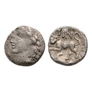 Celtic Iron Age Coins - Atrebates and Regni - Tincomarus - Bull Left AR Unit