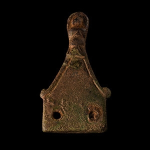 Anglo-Scandinavian Viking Bronze Stirrup Mount