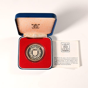 World Coins - Gibralbar - 1977 - AR Proof 25 Pence