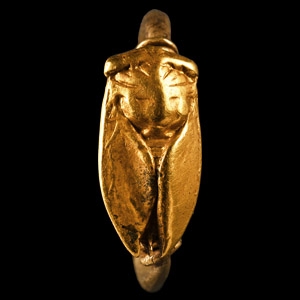 Egyptian Gold Ring with Fly