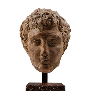 Hellenistic Terracotta Head of a Youth