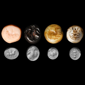 Sassanian Stone Stamp Seal Collection