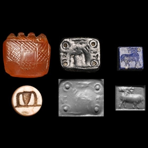 Western Asiatic Stone Stamp Seal and Amulet Collection
