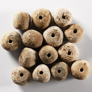 Natural History - Woolly Mammoth Bone Bead Group