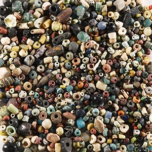 Roman and Other Glass and Stone Bead Group