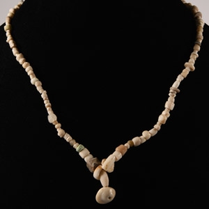 Western Asiatic Stone and Shell Bead Necklace