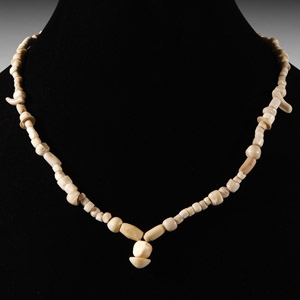 Western Asiatic Stone and Other Bead Necklace