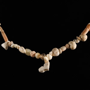 Western Asiatic Stone and Other Bead Necklace