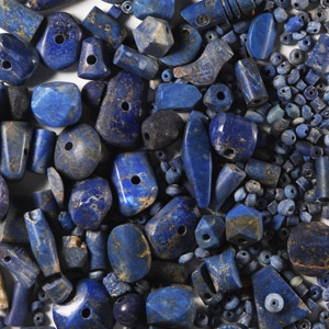 Western Asiatic Lapis Lazuli Necklace Bead Collection