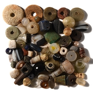 Western Asiatic Mixed Stone and Other Necklace Bead Collection