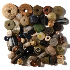 Western Asiatic Mixed Stone and Other Necklace Bead Collection