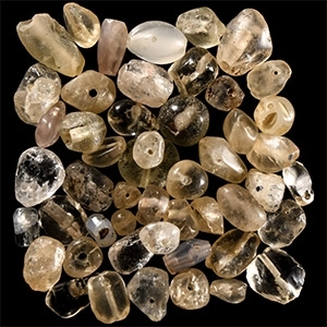 Western Asiatic Rock Crystal and Other Necklace Bead Collection
