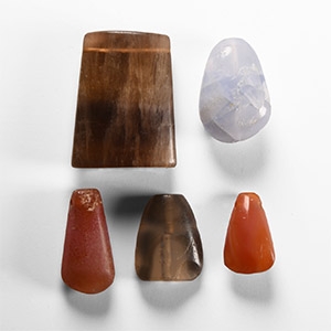 Western Asiatic Gemstone Necklace Pendant Collection