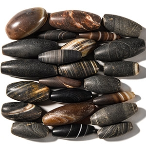 Banded Agate Necklace Bead Group