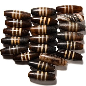 Tibetan Style Agate Necklace Bead Group