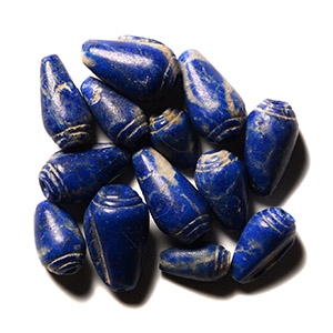 Lapis Lazuli Shell Bead Group