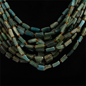 Turquoise Blue Glass Bead Necklace Collection