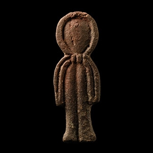 Egyptian Brown Faience Tyet Amulet