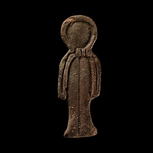 Egyptian Brown Faience Tyet Amulet