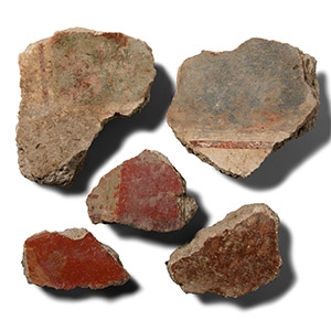 Roman Fresco Painted Wall Plaster Collection