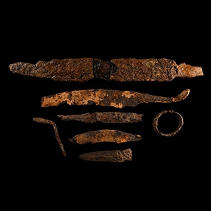 Saxon Iron Artefact Collection